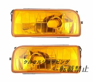 BMW E36 3シリーズ クリスタルレンズフォグランプ バンパーフォグライト 318 320 323 325 328i 純正適合社外品 アンバー