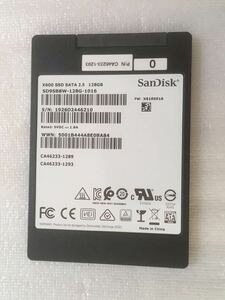 SanDisk★SD9SB8W-128G-1016★X600 SSD★128GB 2.5インチ SATA 6G 7mm★完動品