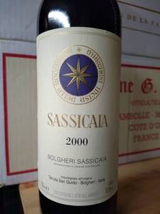 サッシカイア 2000.750ml.テヌータ・サン・グイード.Sassicaia 2000.750ml.Tenuta San Guido.