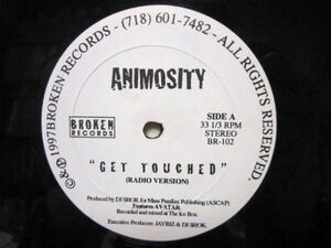 US ORIGINAL/ANIMOSITY - GET TOUCHED/MOBB DEEP - SHOOK ONES PART II声ネタ使い/90