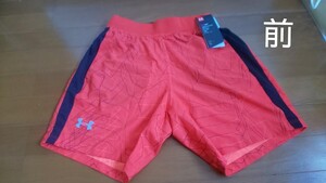 未使用 UNDER ARMOUR サイズSM ジョギングパンツ 赤 スマートホンポケット有り アンダーアーマー 送料無料