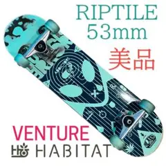 スケボー　コンプリート　HABITAT VENTURE RIPTILE