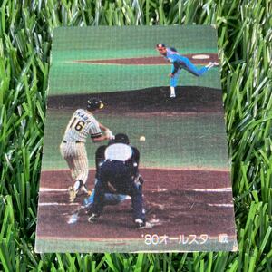 1980年 日ハム・木田 阪神・岡田No.193 カルビー プロ野球カード オールスター戦シリーズ