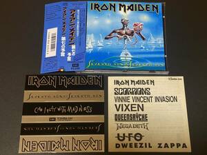 ◆即落◆1stプレス◆ステッカー付◆当時物チラシ付◆デカ丸帯付き◆アイアン・メイデン/第七の予言◆1988年作◆初のコンセプト・アルバム◆