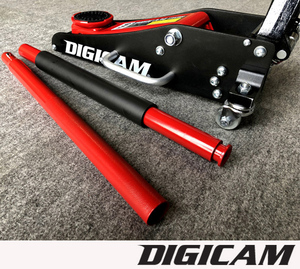 DIGICAM ハイブリッドアルミ＆スチールフロアジャッキ1.5t オールアルミニウムジャッキスタンド3.0t セット