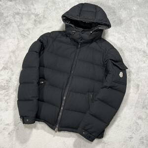 1円　美品　MONCLER モンクレール　マグリア　ダウンジャケット MONTGENEVRE モンジュネーブル 2サイズ 黒 ブラック ダウン 9471