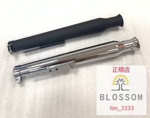 ★全国一律 送料3000円★新品未使用 汎用トランペットマフラー【全長540mm】レブル250 SRX600 GB500TT テンプター ルネッサ メグロ