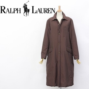 国内正規品◆RALPH LAUREN BLACK LABEL/ラルフローレン ブラックレーベル 中綿 ロング コート ブラウン 5f