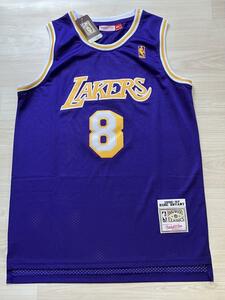 ★未使用品 NBA LAKERS コービー・ブライアント ★ロサンゼルス・レイカーズ ユニフォーム ゲームシャツ　刺繍 ジャージ　ジョーダン　美品