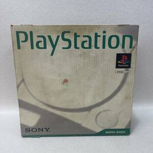 D5006★中古品★ジャンク品★ PlayStation　プレイステーション　SCPH-5500　ゲーム機 元箱　電源コード付き　同梱不可