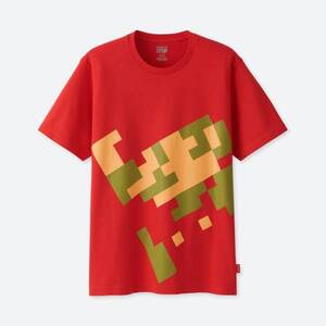 希少★ 任天堂 ユニクロ スーパー マリオ Tシャツ Mサイズ 赤 女性にも人気★ ファミコン ゲーム 昭和 レトロ グラフィック ヒカキン 新品