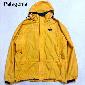 希少 大きめのサイズ 98年製 Patagonia パタゴニア FA98 マウンテンパーカー ナイロン 黄色 イエロー 