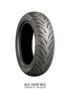 BRIDGESTONE 130/60-13 M/C 53L B02 リア TL(チューブレスタイヤ)