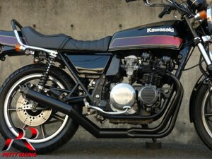 KAWASAKI Z400FX E1E2/E3 ショート管 70π マフラー ブラック