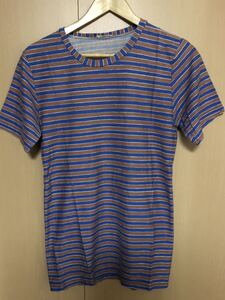 MARNI T-SHIRT size46 ブラック マルニ ストライプ ボーダー