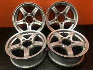 社外ホイール 16インチ 4本 5.5J5HPCD139.7+25 ジムニー等　(VHK462)