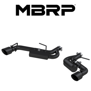 MBRP 2016-2024 シボレー カマロ 2.0L アクスルバック エキゾースト レース ブラックTip 爆音 正規品