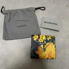 BALENCIAGA 三つ折り　財布 花柄