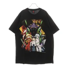 GEEKSRULE (ギークスルール) ×EVANGELION VOL.03 エヴァンゲリオン プリント クルーネック 半袖Tシャツ カットソー ブラック