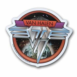 Van Halen ステッカー ヴァン・ヘイレン Space Logo