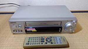 アイワ aiwa VHSビデオデッキ HV-FR70 リモコン付属 動作OK