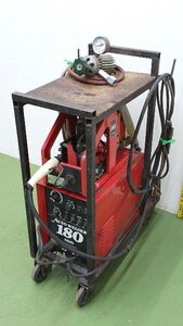 (1円スタート！) ダイヘン 小形CO2/MAG半自動溶接機 CPTM-180 三相200V ワイヤ送給装置 ※現状渡し A7148