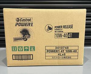期間限定！！CASTROL POWER1 4T 10W-40 4L×6缶 ワンケース 新品 部分合成油 カストロール　パワー1 ②
