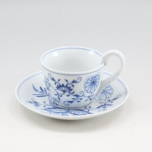 Meissen マイセン ブルーオニオン 食器 カップ＆ソーサー 800101/14632【I171823342】未使用