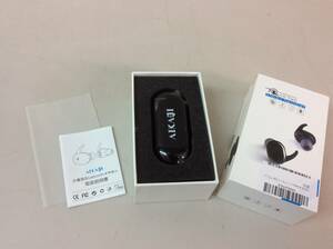 ★ 未使用 Touch Two ステレオ ヘッドセット ワイヤレスイヤホン Stereo Headset イヤホン B04 黒 ブラック AIKAQI ハンズフリー Bluetooth