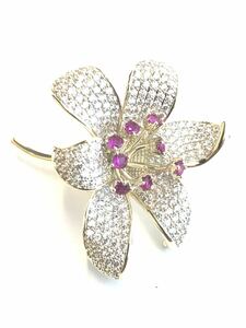 Rhinestone Brooch 816