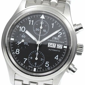 IWC IWC SCHAFFHAUSEN IW370607 メカニカル フリーガー クロノグラフ デイデイト 自動巻き メンズ 保証書付き_762306