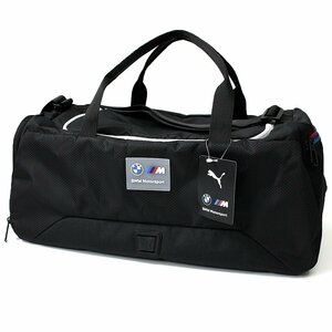 新品 PUMA BMW Motorsport プーマ ダッフルバッグ スポーツバッグ 32L ショルダー バック ゴルフ BAG 鞄 かばん 黒 ◆CS1986
