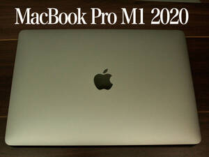 Apple MJ123J/A MacBook Pro M1 2020 ノート PC 2.4 GHz 16 GB SSD 1TB 13インチ Big Sur 充放電回数 88回