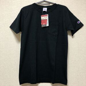 Sサイズ チャンピオン USA製 Tシャツ ヘビーウエイト T1011 C5-B303 champion HEAVY　WEIGHT JERSEY T-SHIRT ポケT アメカジ ブラック