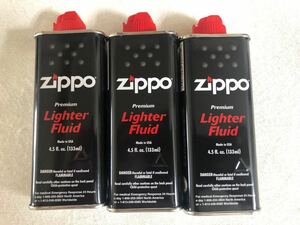 Zippo ジッポライター用オイル　ハクキンカイロ用オイル　小缶3個セット