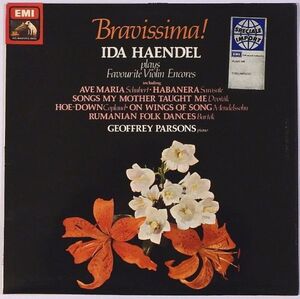 ★英HMV ASD 3785★))) STEREO (((極上美品 イダ・ヘンデル Ida Haendel Plays Favourite Violin Encores. Bravissima ! 廃盤LP !!!