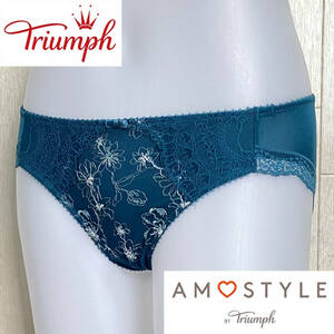 Mサイズ☆トリンプ アモスタイル レース花柄 Triumph ドリーミーポインセチア AMST1374 レギュラーショーツ AMOSTYLE BY Triumph T004