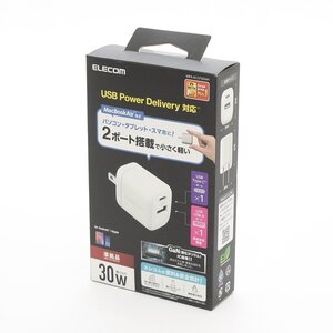 ▽495503 未使用品 ELECOM AC充電器 USB Power Delivery 30W MPA-ACCP30 エレコム