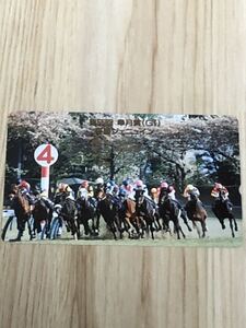 【未使用】テレホンカード　第55回　皐月賞　GI 優勝ジェニュイン　競馬