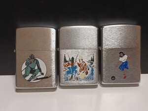 ZIPPO ジッポースポーツシリーズヴィンテージ未使用３点Marlboro マルボロハーレーダビッドソン