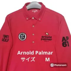 Arnold Palmar アーノルドパーマーゴルフ長袖ポロシャツ　M