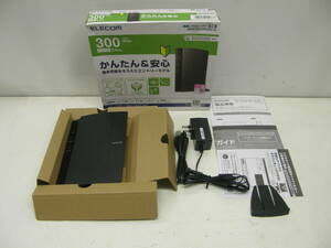 ELECOM！エレコム！11b/g/n 300Mbps！無線LANルーター！WRC-300FEBK-S