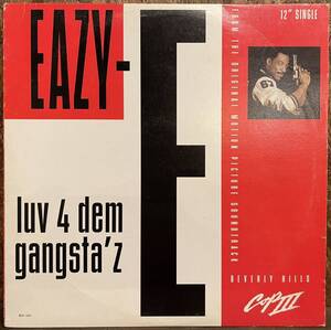 【US盤/Hip Hop/盤質(VG+)/12inch】Eazy-E Luv 4 Dem Gangsta