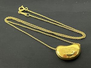 管51046 Tiffany＆Co. ティファニー K18 ビーンズデザイン ネックレス 18K 750 エレサペレッティ総重量7.1g 18金