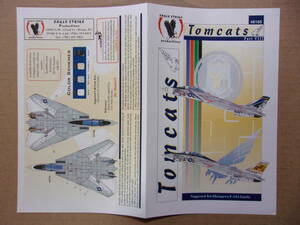 即決　Ｆ－１４Ａ　トムキャット　イーグルストライクデカール　１/４８　48165　☆　