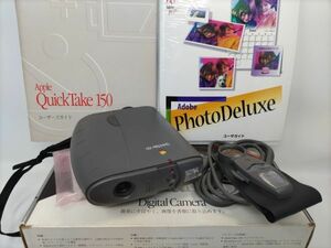 Apple Apple QuickTake 150 Digital Camera for Macintosh Quick Take 150 デジタルカメラ 通電確認 本体美品 箱説付属 1995年 マクロ