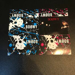 未使用 BOOWY カセットインデックス 氷室京介 布袋寅泰 松井常松 高橋まこと