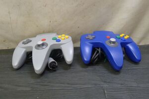 II134 ニンテンドー64 コントローラー Nintendo64 2点まとめてお得セット 任天堂 ゲーム周辺機器 /60