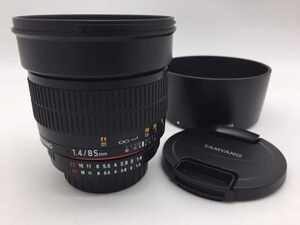 SAMYANG 単焦点 レンズ 85mm F1.4 ニコン AE用（ニコンFマウント） フルサイズ対応