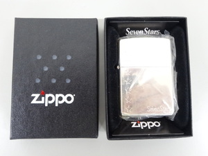 新品 未使用品 2015年製 ZIPPO ジッポ ARMOR アーマー Seven Stars セブンスター 懸賞品 シルバー 銀 オイル ライター USA